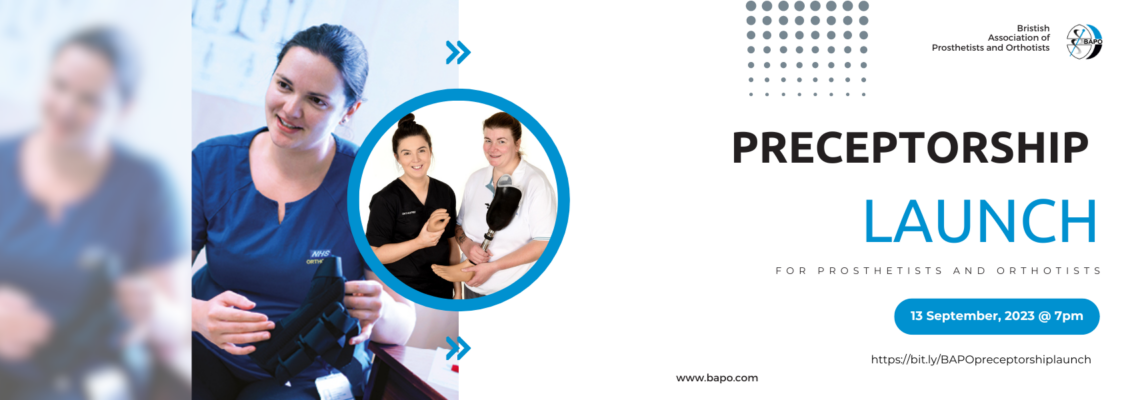 Preceptorship Launch Webinar recording for Prosthetists and Orthotists