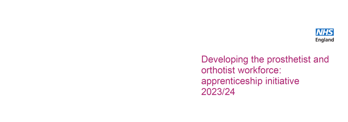Funding available for prosthetics and orthotics apprenticeships