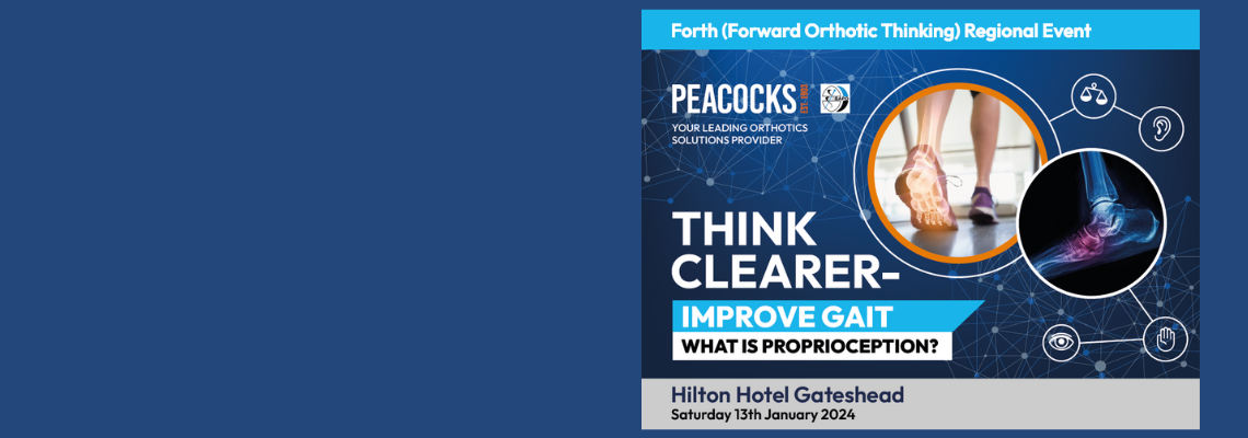 FORTH – – Think Clearer – Improve Gait and What Is Proprioception? – Saturday 13th January 2024