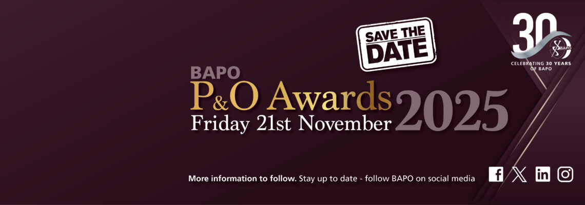 BAPO P&O Awards 2025