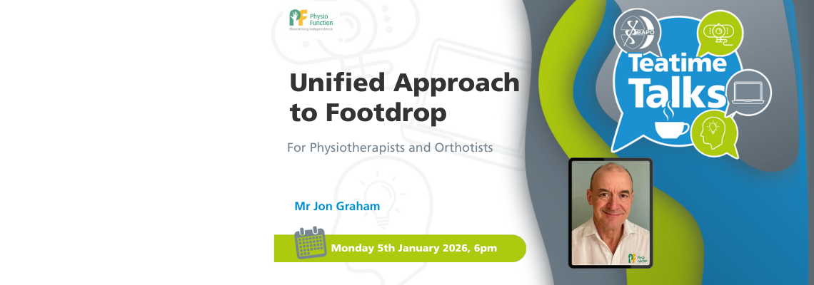 BAPO Teatime Talk – Unified Approach to Footdrop