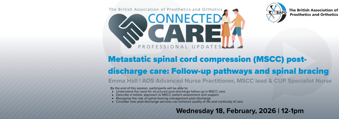 BAPO Connected Care – Metastatic spinal cord compression (MSCC) post-discharge care: Follow-up pathways and spinal bracing
