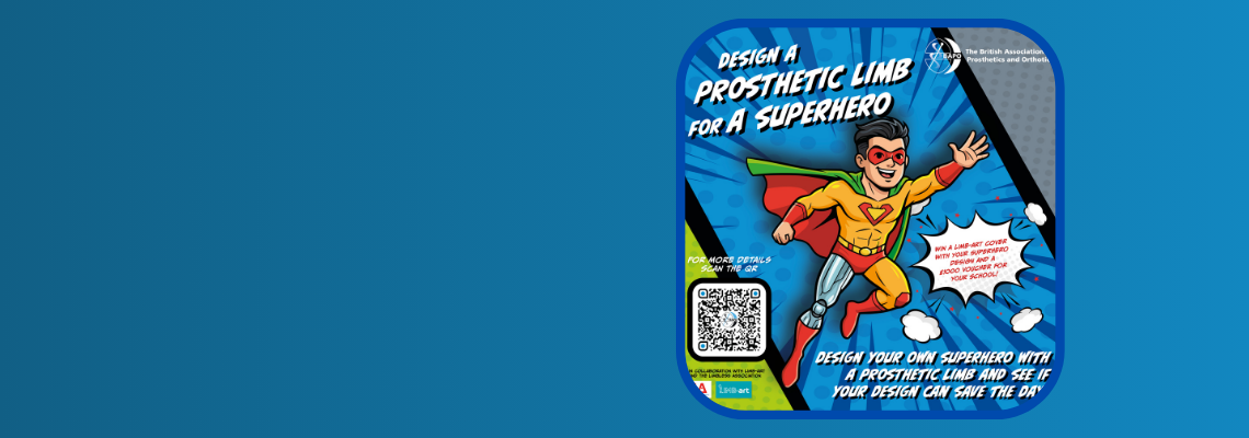 Design a prosthetic limb for a superhero