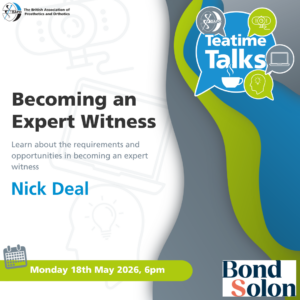 BAPO Teatime Talk - Becoming an Expert Witness @ Teams