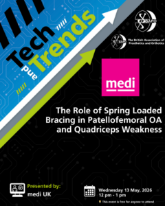 BAPO Tech and Trends – medi UK - The Role of Spring Loaded Bracing in Patellofemoral OA and Quadriceps Weakness @ Teams