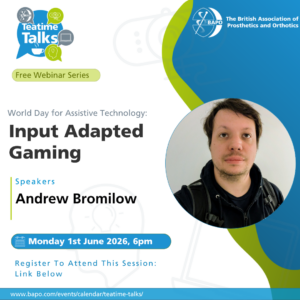 BAPO Teatime Talk - World Day For Assistive Technology: Input-Adapted Gaming @ Teams