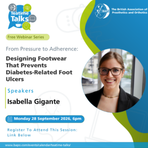 BAPO Teatime Talk – From Pressure to Adherence: Designing Footwear That Prevents Diabetes-Related Foot Ulcers @ Teams