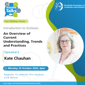 BAPO Teatime Talk – Introduction to Scoliosis: An Overview of Current Understanding, Trends and Practices @ Teams
