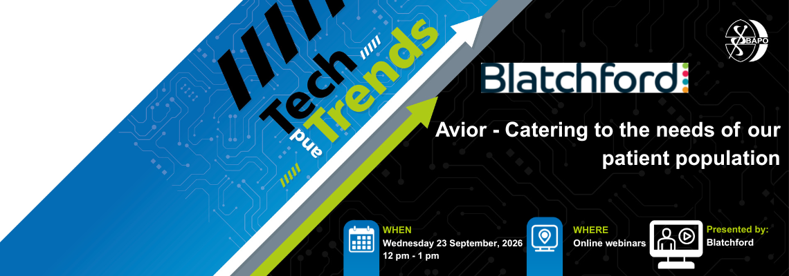 BAPO Tech and Trends – Blatchford – Avior – Catering to the needs of our patient population